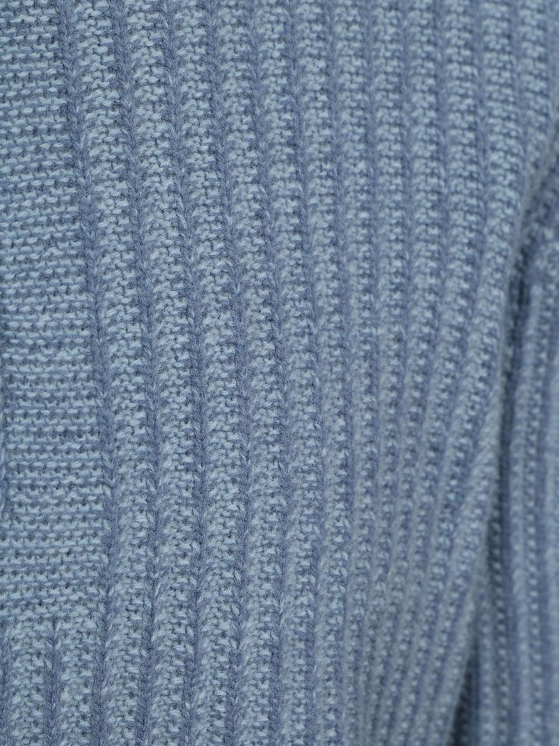 BOSS Kwinter Half Zip Pullover Wool Blend Blau - Größe M günstig online kaufen