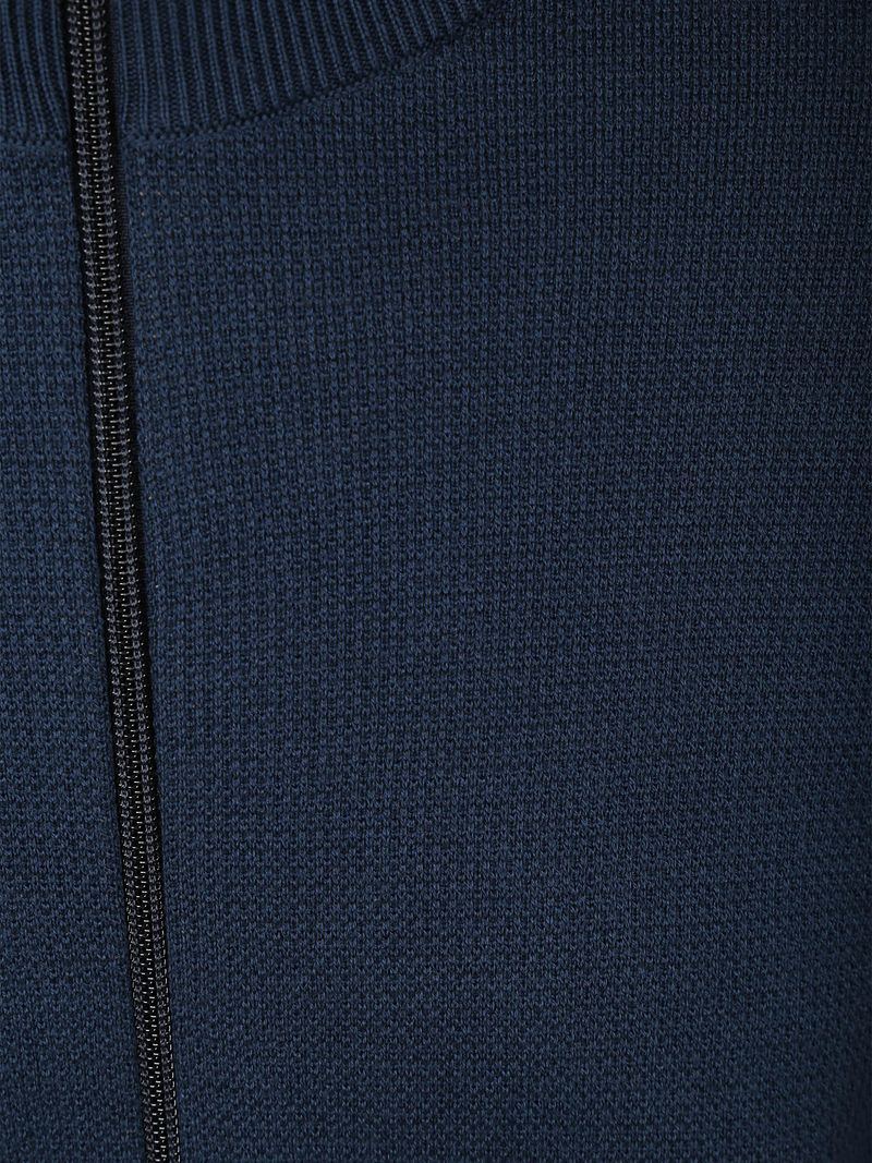 State Of Art Half Zip Pullover Structure Navy - Größe 3XL günstig online kaufen