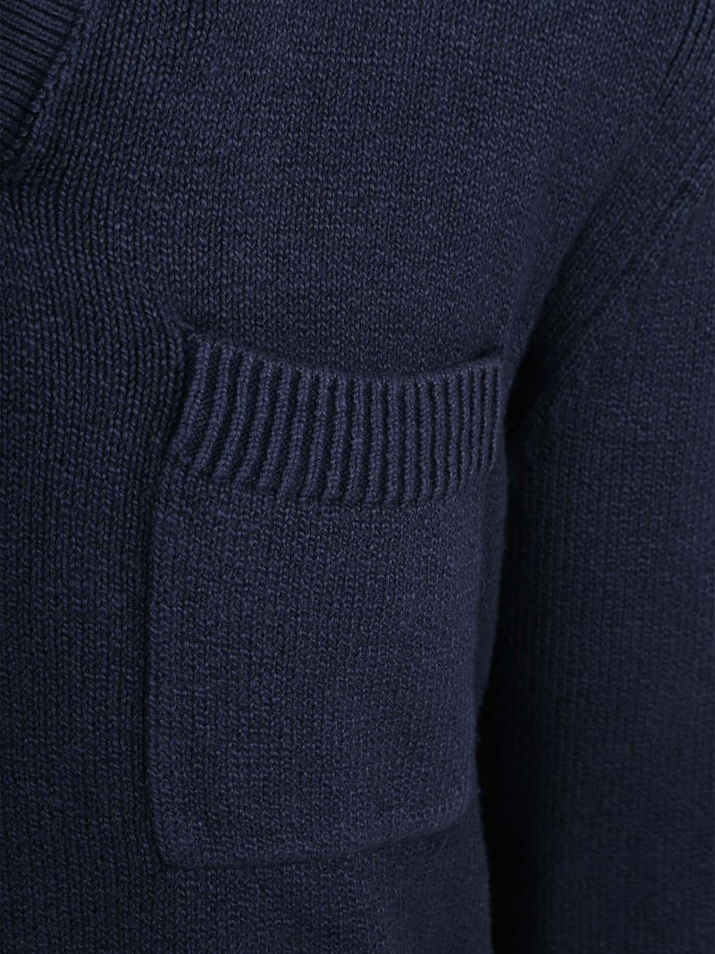 Suitable Raw Pullover Riva Knit Navy - Größe L günstig online kaufen