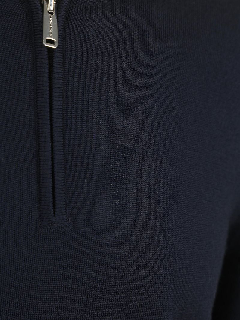 Profuomo Half Zip Pullover Merinowolle Navy  - Größe XL günstig online kaufen