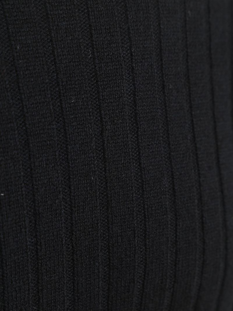 Profuomo Pullover Rib Wool Blend Navy  - Größe S günstig online kaufen