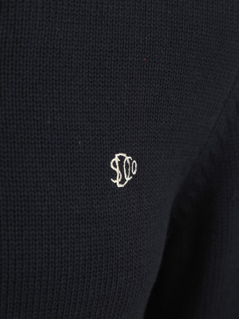 Superdry Half Zip Pullover Heavy Navy - Größe M günstig online kaufen