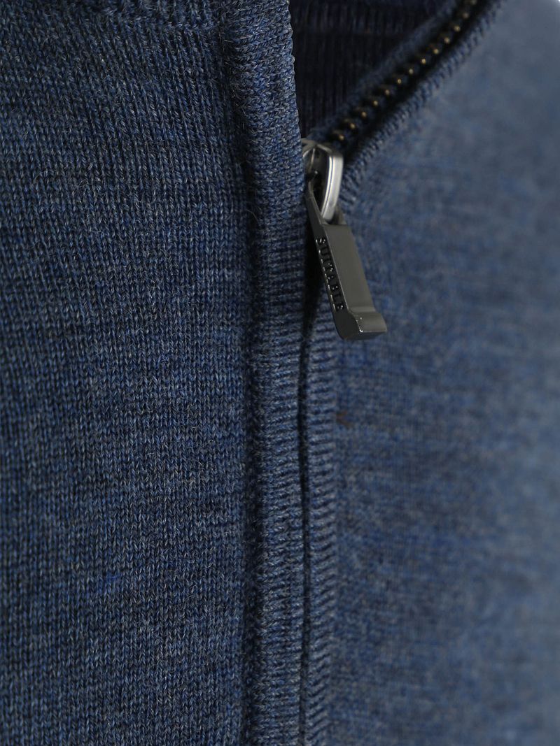 Suitable Merino Half Zip Pullover Denim Blau - Größe M günstig online kaufen