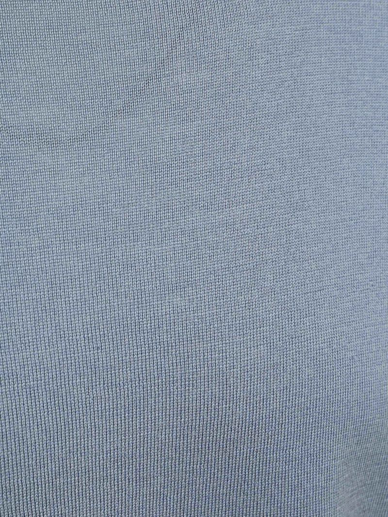 Profuomo Pullover Merinowolle Blau - Größe L günstig online kaufen