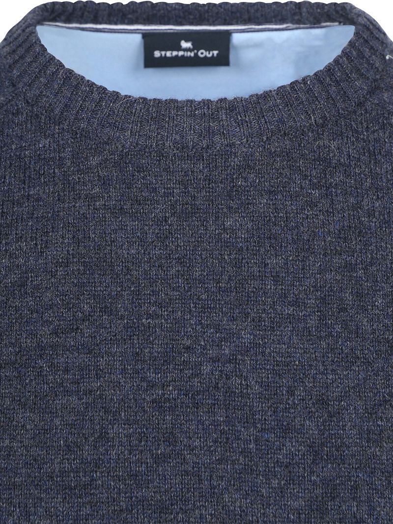 Steppin' Out Pullover Lammwolle Navy - Größe L günstig online kaufen