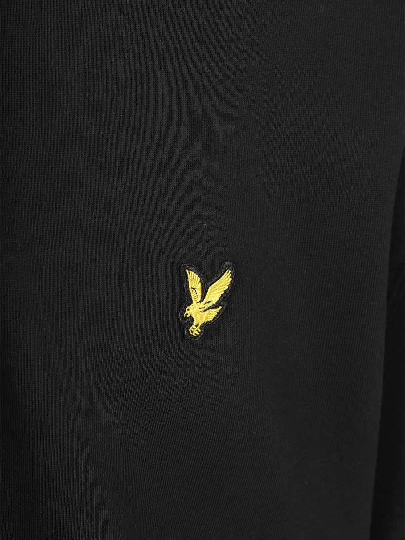 Lyle & Scott Plussize Sweat Half Zip Pull Schwarz - Größe 3XL günstig online kaufen