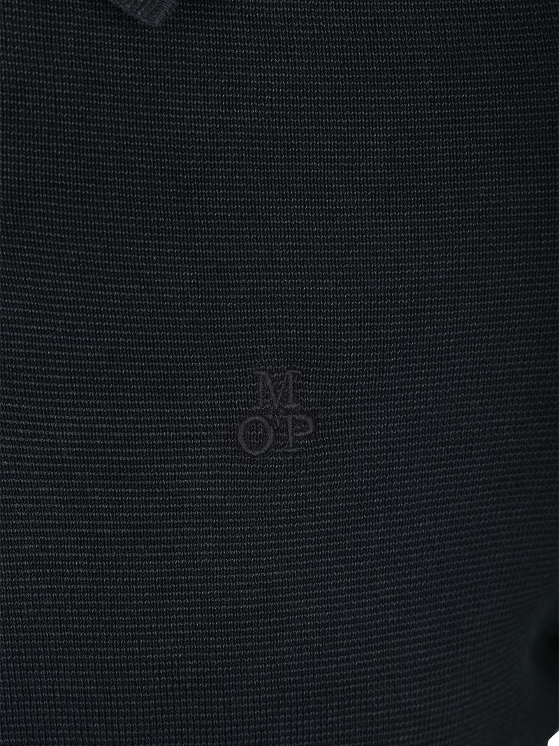 Marc O'Polo Longsleeve Polo Navy - Größe XXL günstig online kaufen