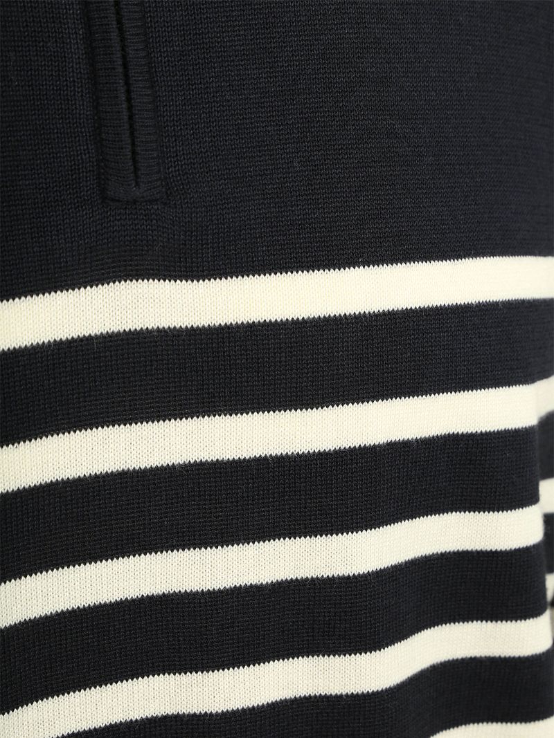 Steppin' Out Half-Zip Pullover Breton Stripe Navy - Größe XL günstig online kaufen