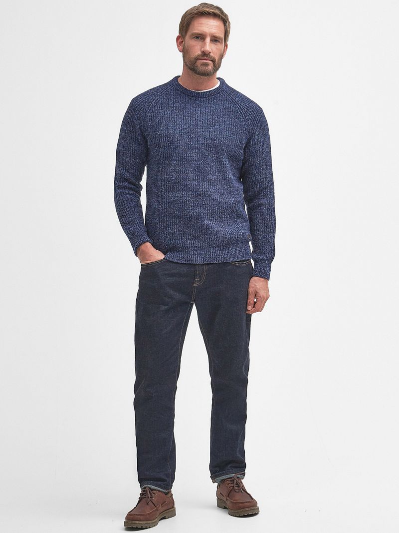 Barbour Pullover Lambswool Knitted Navy - Größe XXL günstig online kaufen
