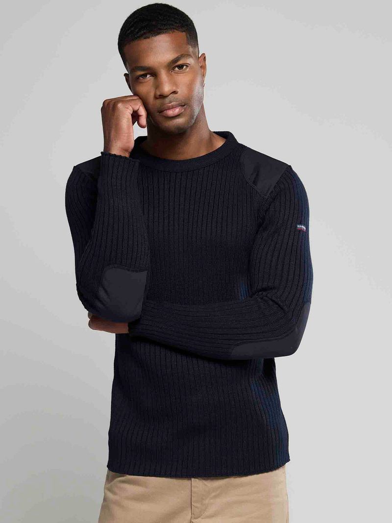 Armor-Lux Binic Pullover Wolle Navy - Größe XL günstig online kaufen