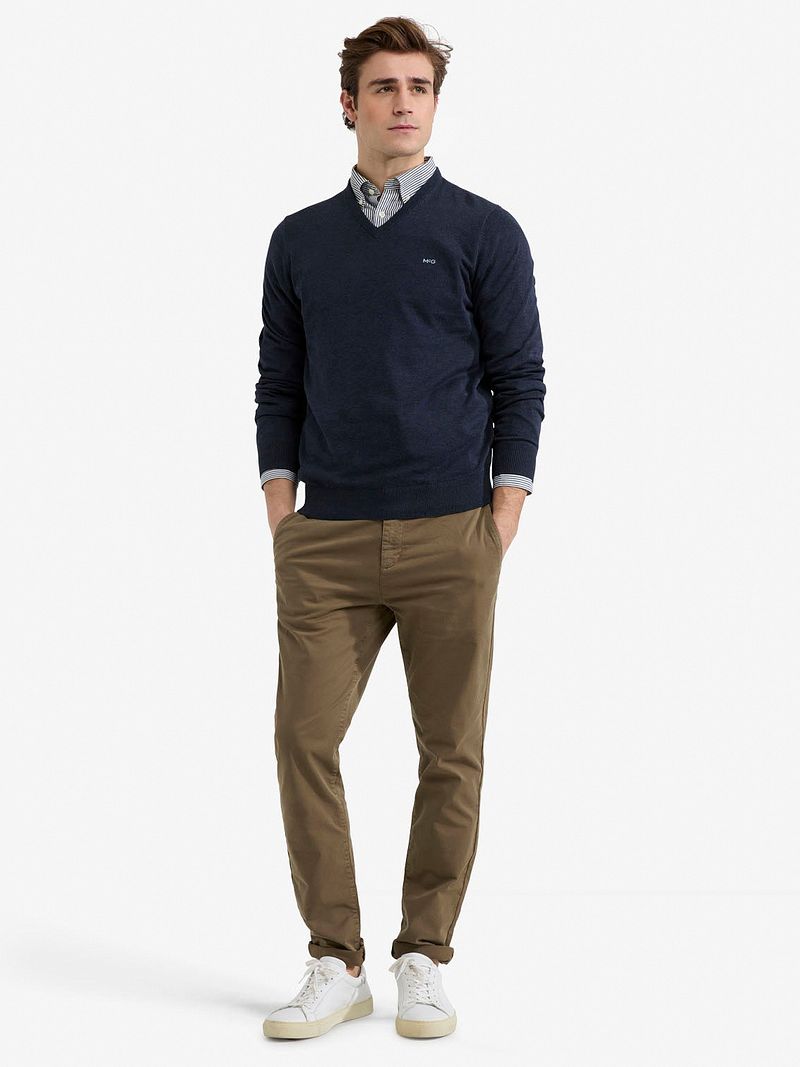 McGregor Pullover V-Ausschnitt Navy - Größe L günstig online kaufen
