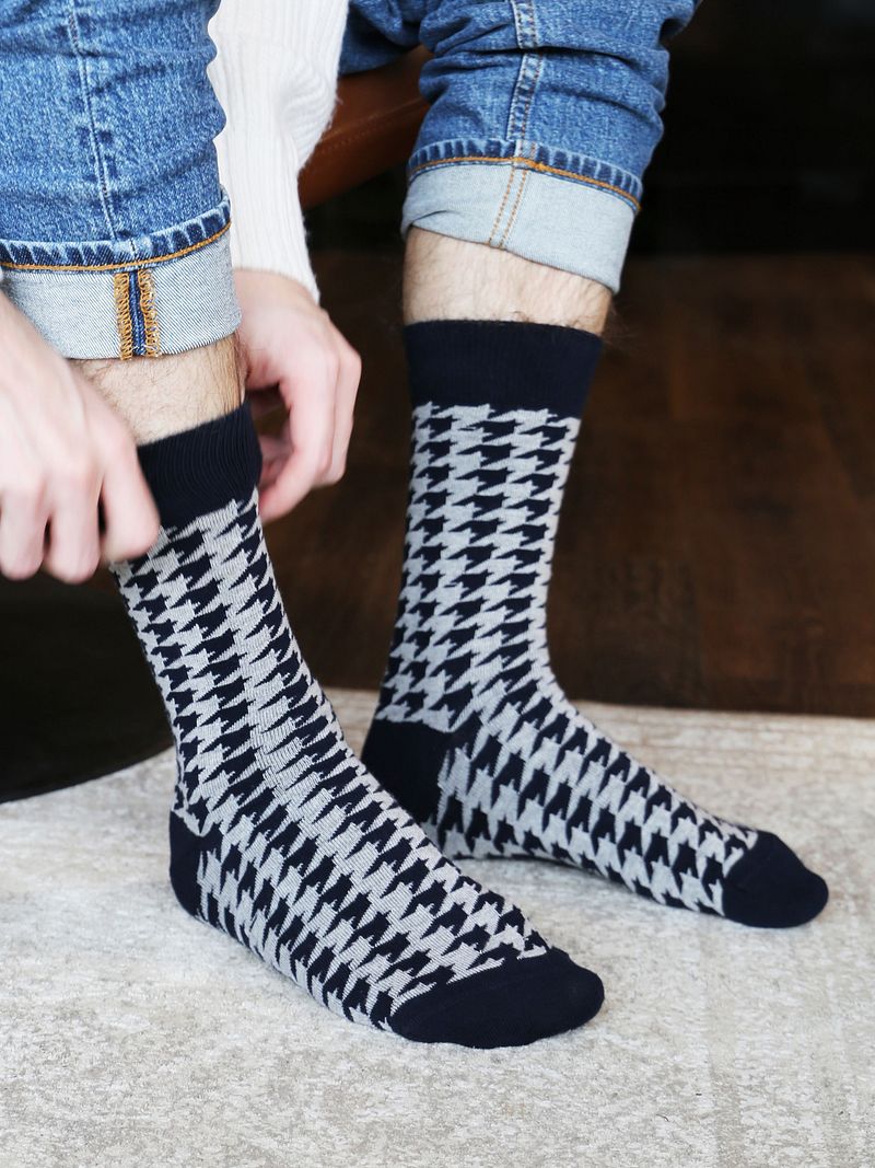 Suitable Socken 3-Pack Druck Navy - Größe 42-46 günstig online kaufen