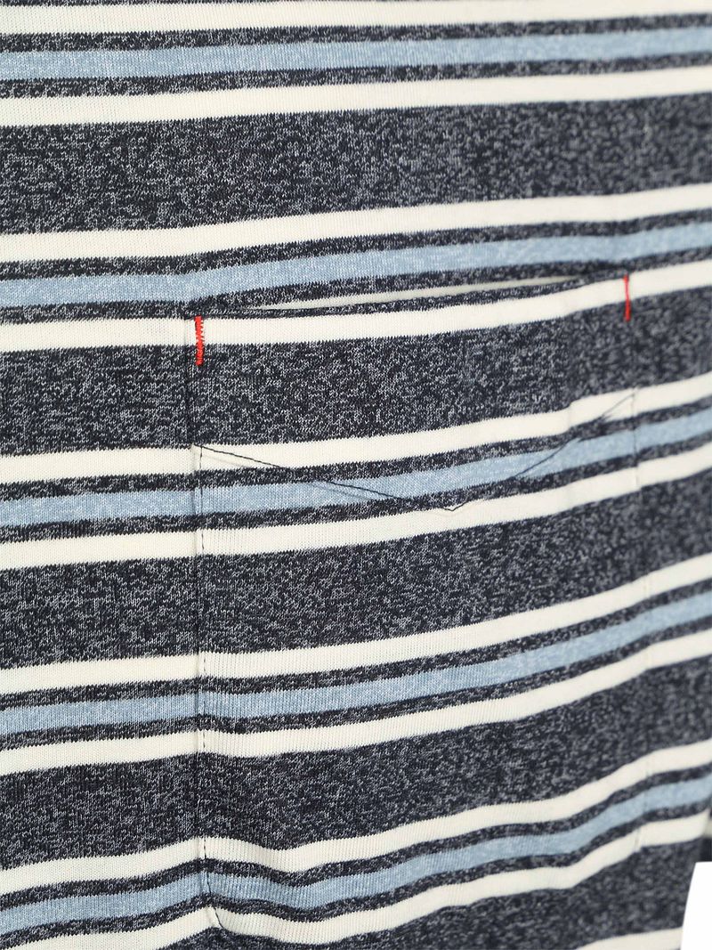 Scotch And Soda T-shirt Streifen Blau - Größe L günstig online kaufen