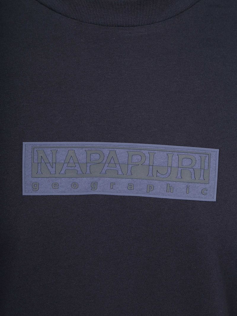 Napapijri Longsleeve T-shirt Logo Navy - Größe XL günstig online kaufen