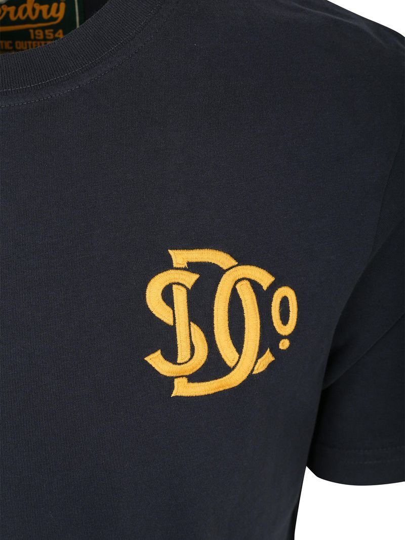 Superdry Neon Relaxed T-Shirt Navy - Größe L günstig online kaufen