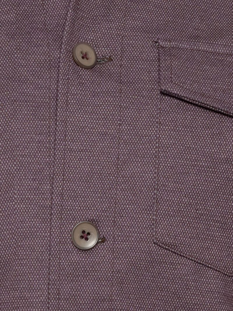 R2 Overshirt Melange Bordeaux - Größe XXL günstig online kaufen