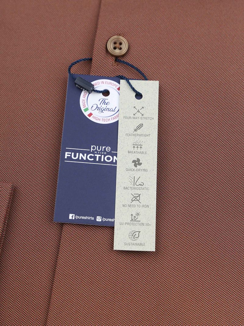 Pure The Functional Shirt Super Stretch Brique - Größe 40 günstig online kaufen