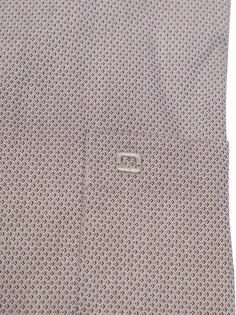 OLYMP Luxor Hemd Diamond Structure Braun - Größe 41 günstig online kaufen