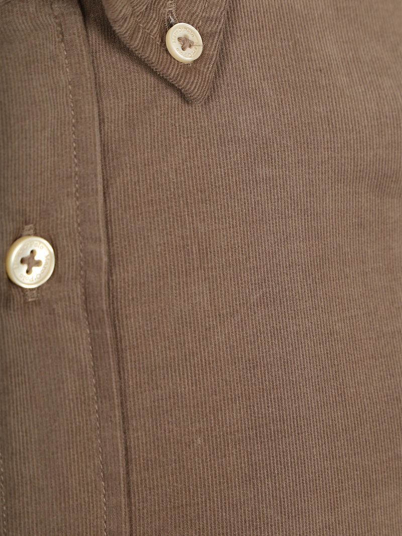 Marc O'Polo Hemd Fine Corduroy Taupe - Größe XXL günstig online kaufen