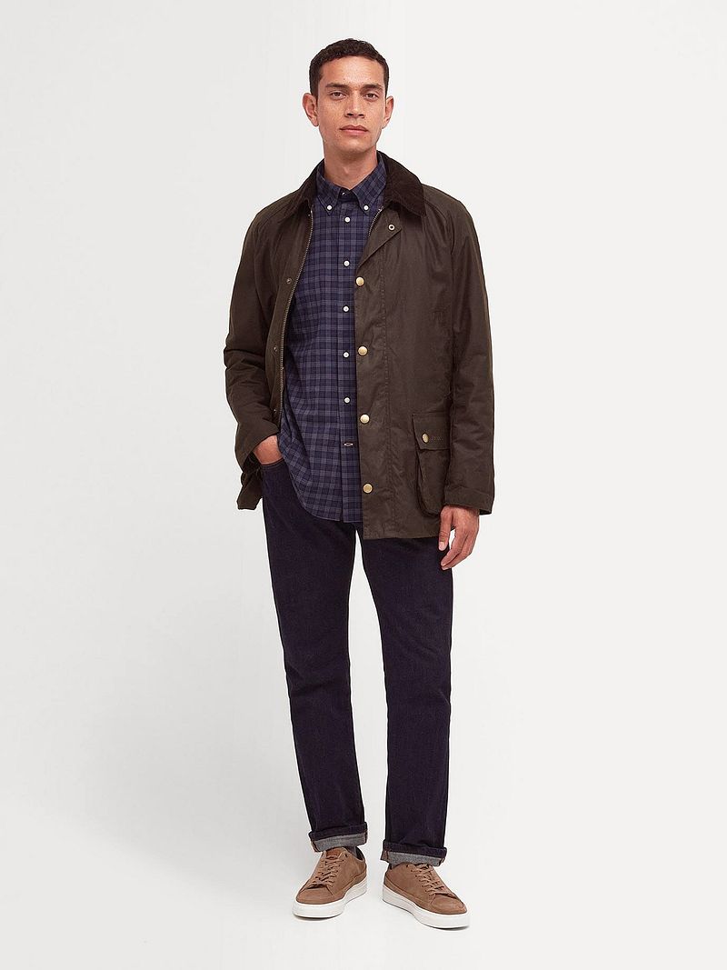 Barbour Ashby Wachsjacke Rust - Größe M günstig online kaufen