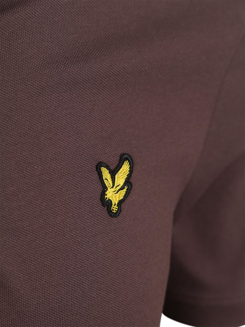 Lyle und Scott Polo Plain Espresso - Größe L günstig online kaufen