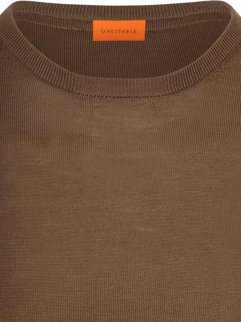 Suitable Merino Pullover Taupe - Größe 3XL günstig online kaufen