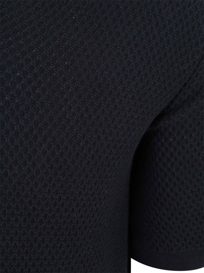 KnowledgeCotton Apparel Polo-Shirt aus Strick marineblau - Größe M günstig online kaufen