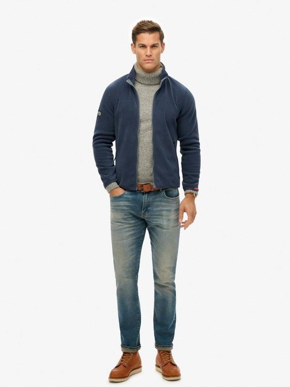 Superdry Strickjacke Fleece Lauren Navy - Größe XXL günstig online kaufen