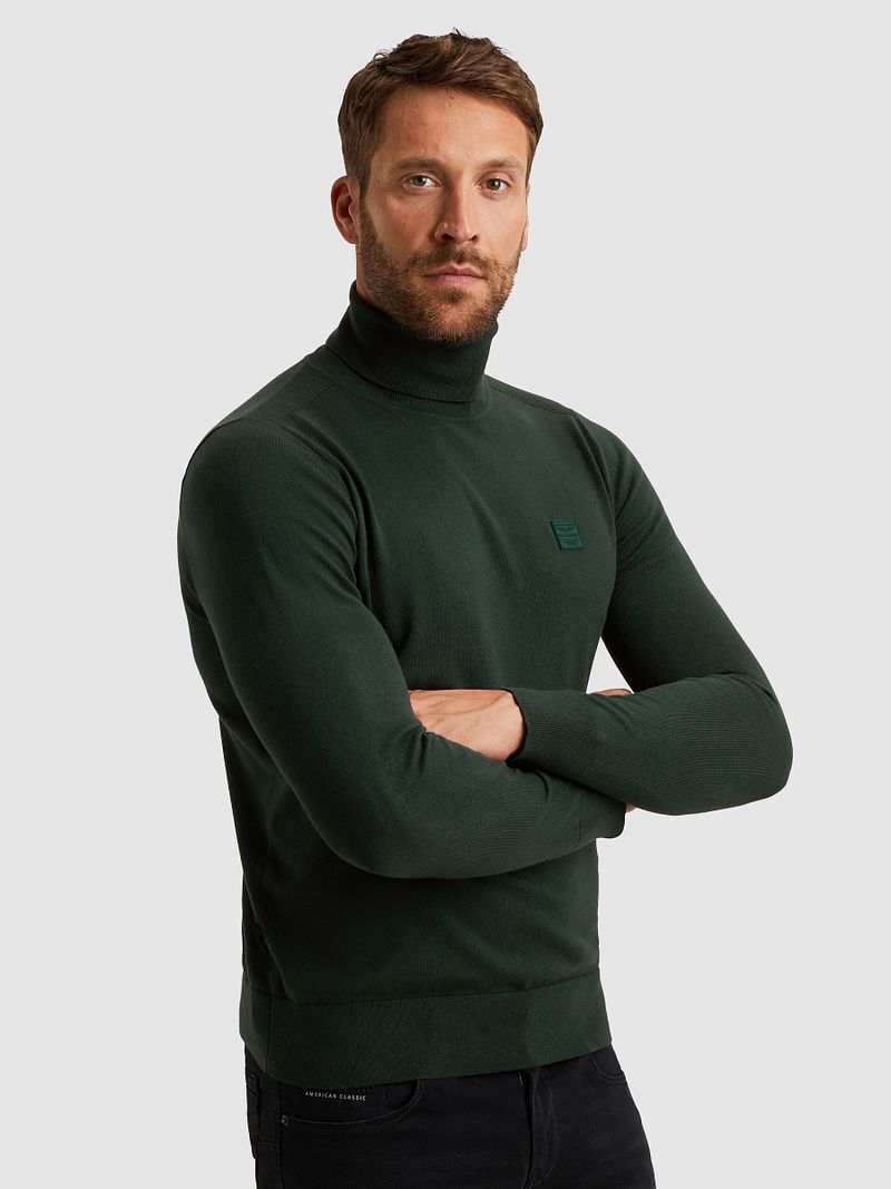 PME Legend Rollkragenpullover Dunkelrgün - Größe L günstig online kaufen
