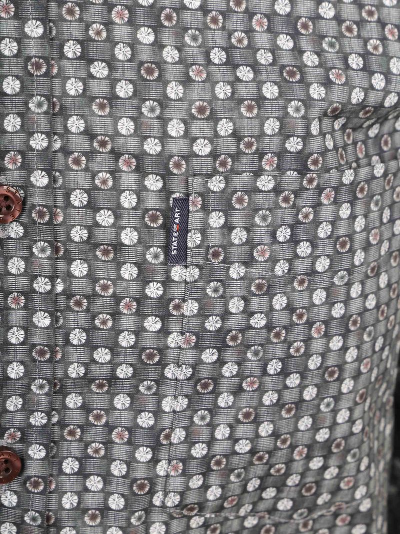 State Of Art Hemd Poplin Dandelion Grau - Größe XL günstig online kaufen