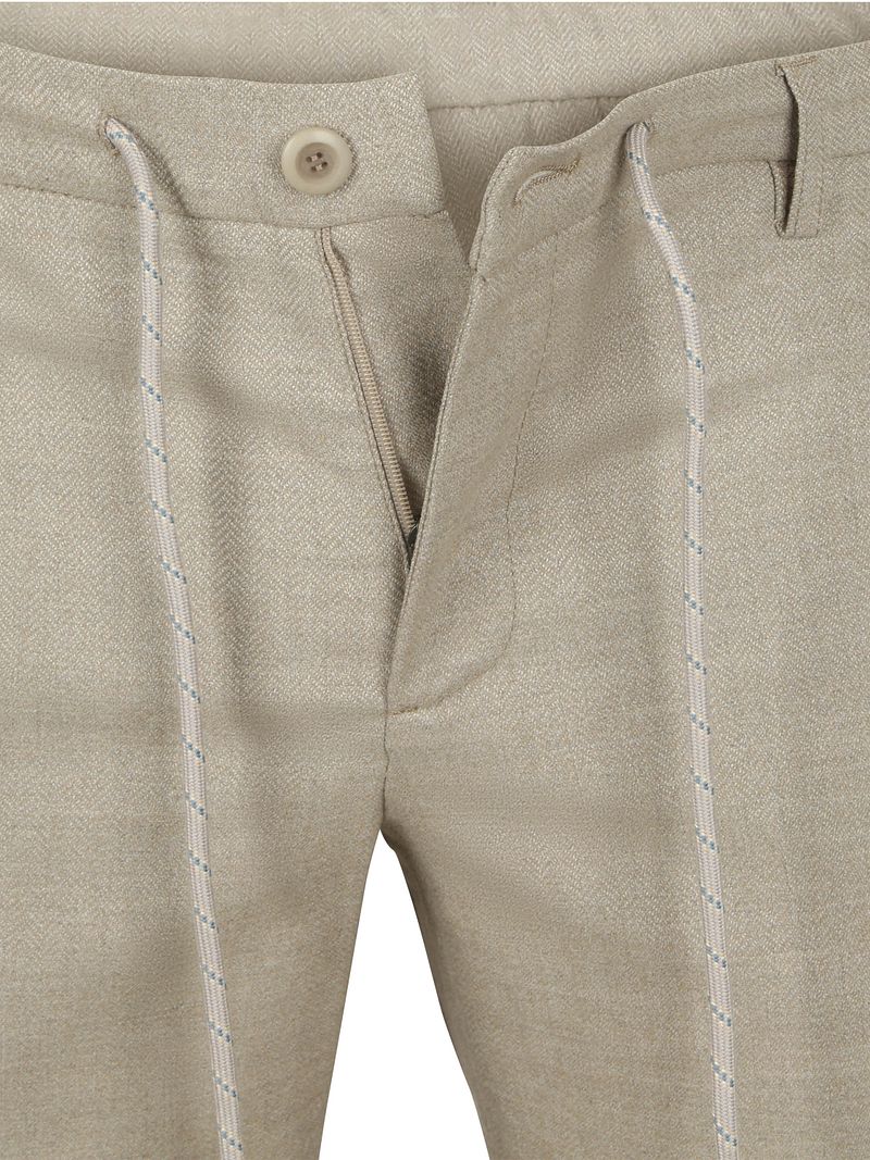Alberto Hose Jump Flanell Herringbone Beige - Größe W 34 - L 34 günstig online kaufen