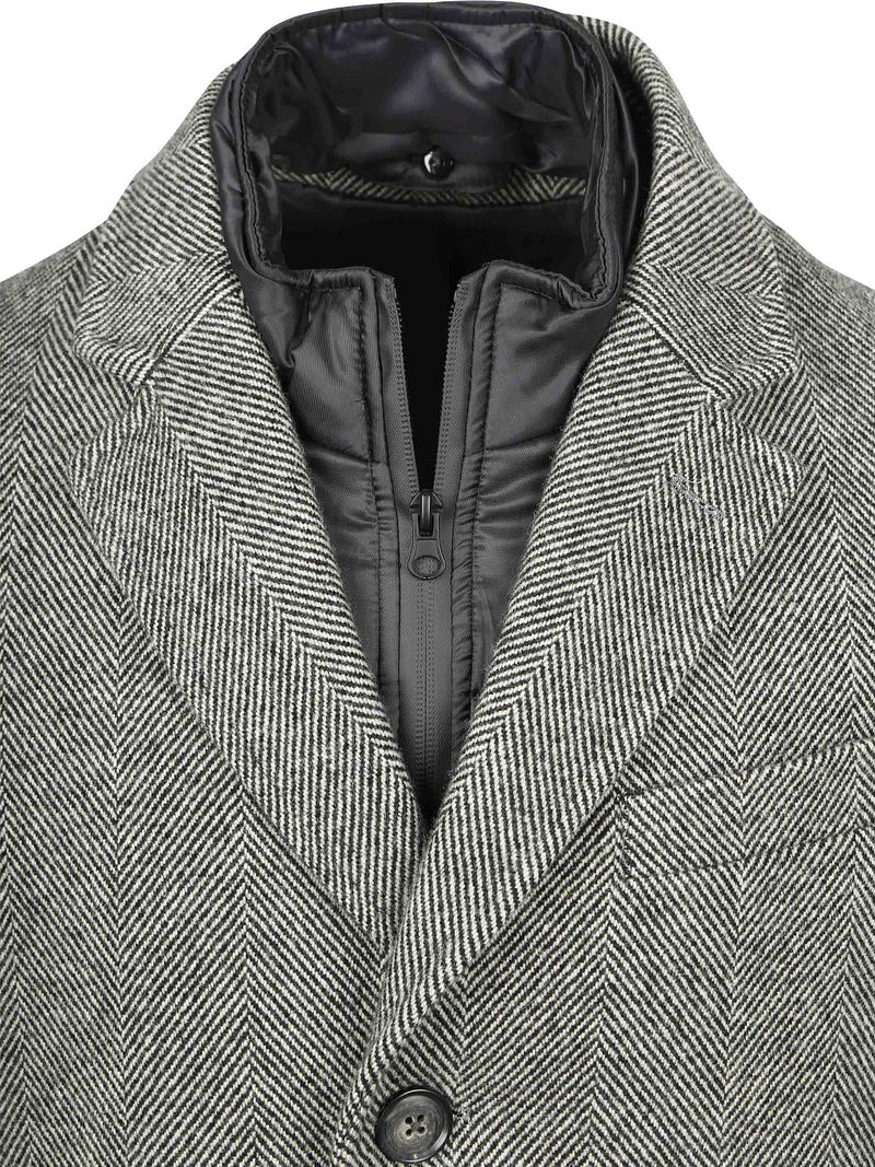 Suitable Coat Wolle Pepita Pepper Grey - Größe 52 günstig online kaufen