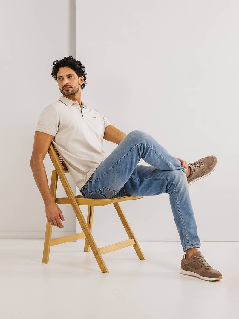 State of Art Poloshirt Piqué Greige - Größe XXL günstig online kaufen