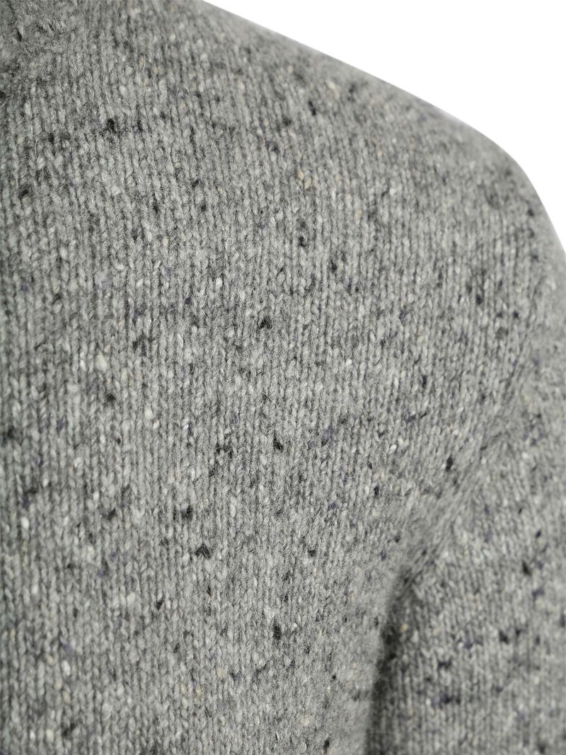 Suitable Rollkragenpullover Donnegal Tweed Eco Wool Grau - Größe M günstig online kaufen