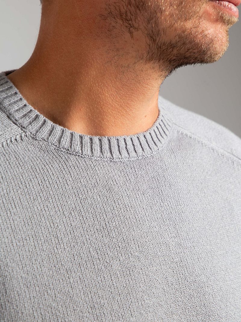 Suitable Pullover Raw Grau - Größe L günstig online kaufen