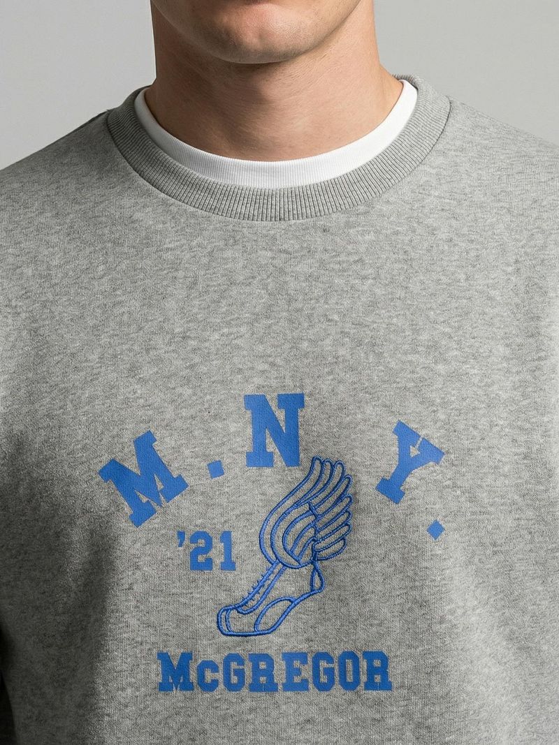 McGregor Sweatshirt Graphic Grau - Größe XL günstig online kaufen