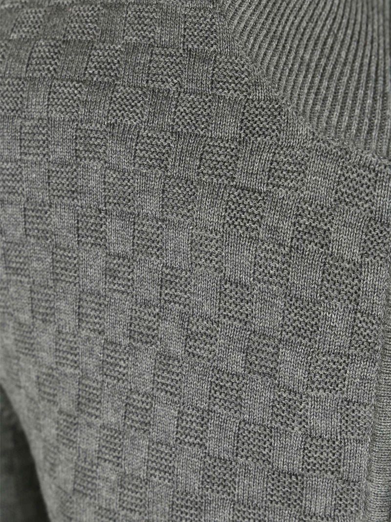 Gant Strickjacke Textur Grau - Größe XL günstig online kaufen