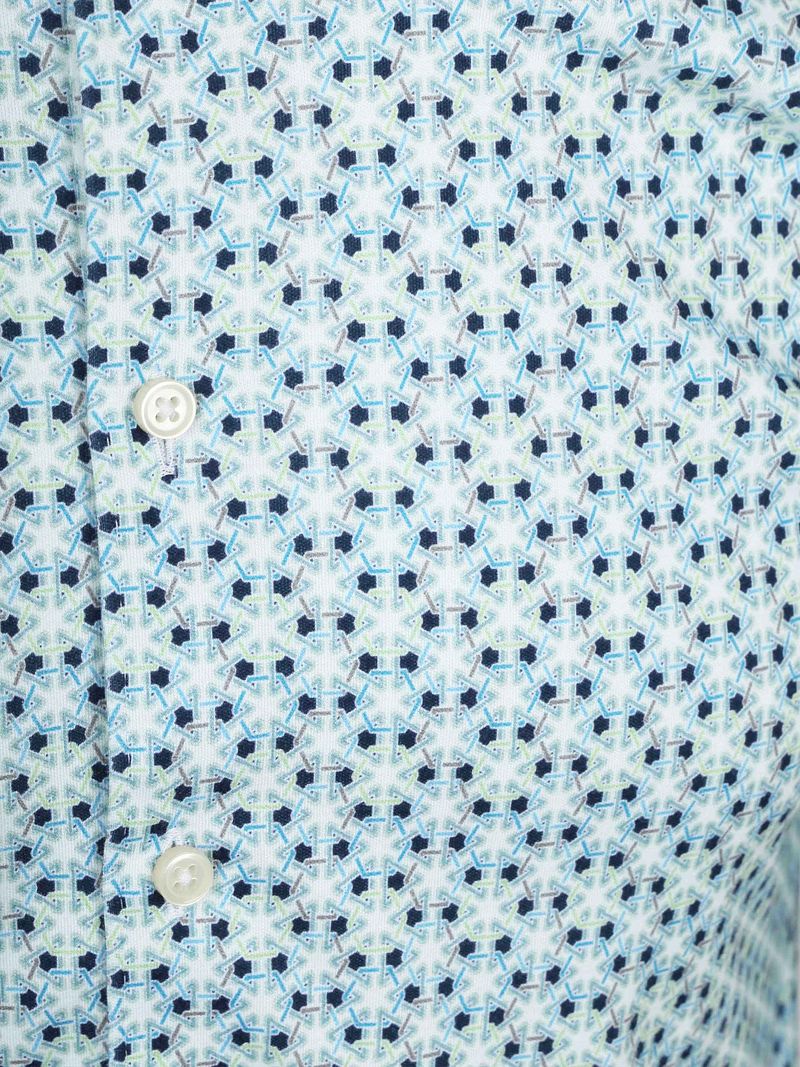 DESOTO Hemd Druck Turquoise - Größe XL günstig online kaufen