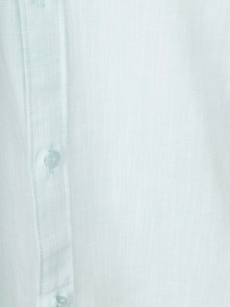 Suitable Short Sleeves Hemd Cotton Slub Hellgrün - Größe XXL günstig online kaufen