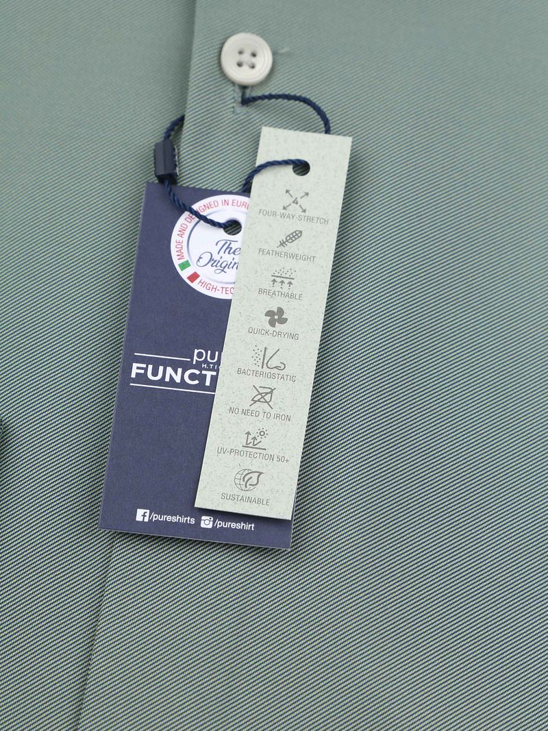 Pure The Functional Shirt Super Stretch Grün - Größe 38 günstig online kaufen