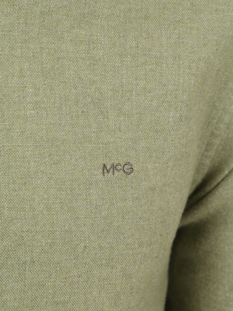 McGregor Hemd Flanell Melange Sage Grün - Größe XL günstig online kaufen