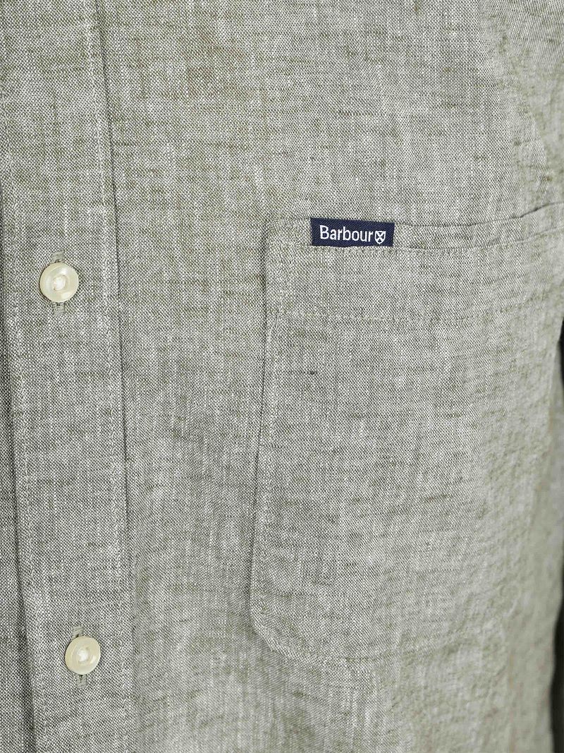 Barbour Shirt Nelson Tailored Grün - Größe M günstig online kaufen