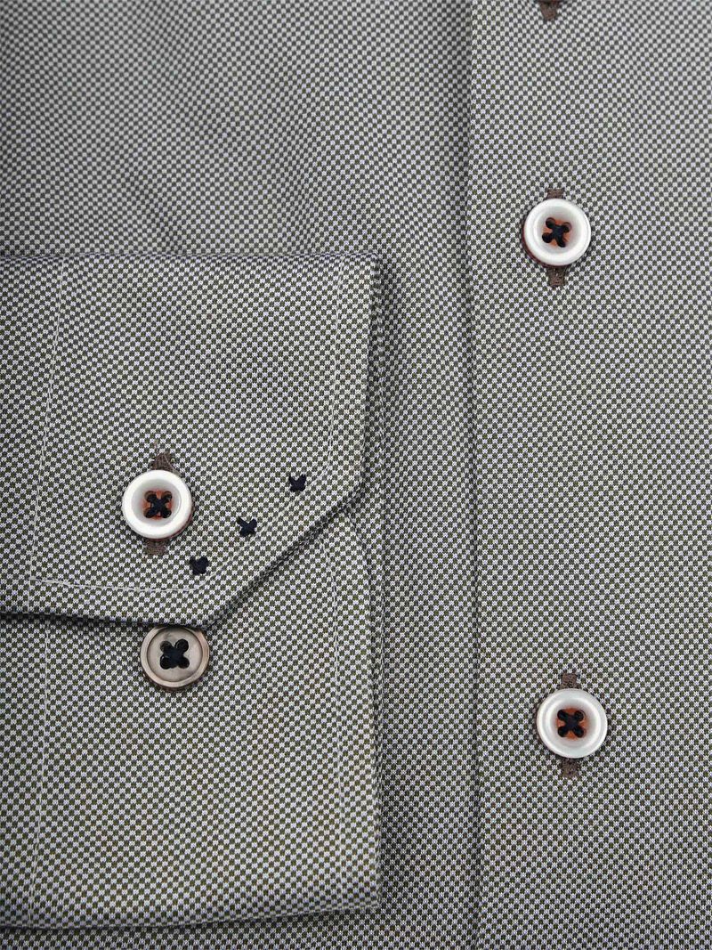 R2 Hemd Technical Knitted Dobby Grün - Größe 42 günstig online kaufen