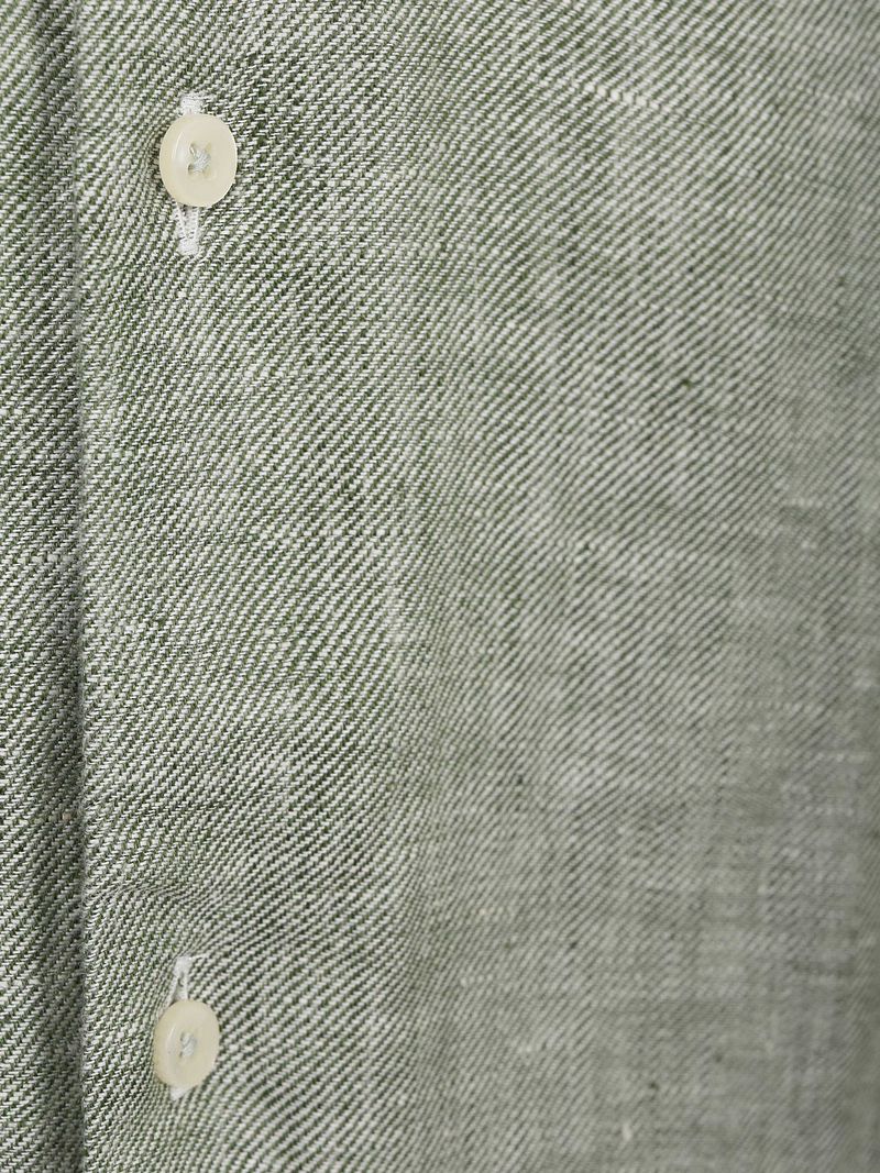 Suitable Leinenhemd Grün - Größe 39 günstig online kaufen
