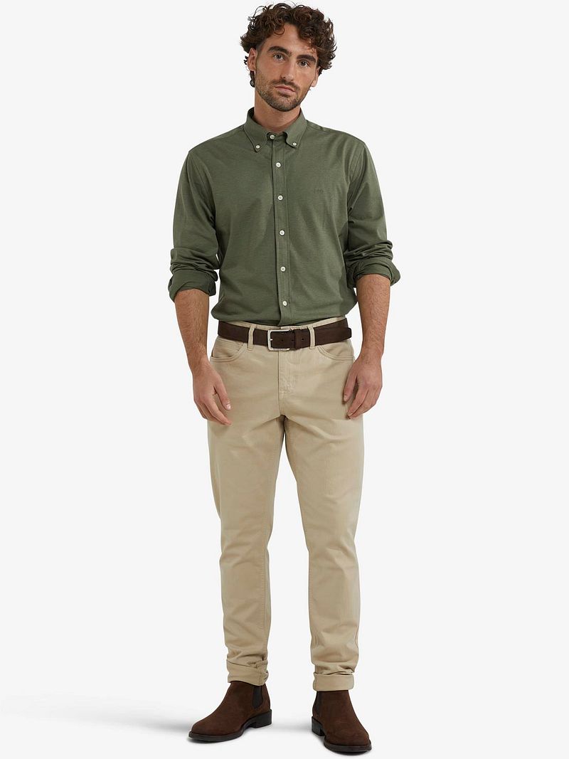 McGregor Hemd Piqué Stretch Grün - Größe S günstig online kaufen