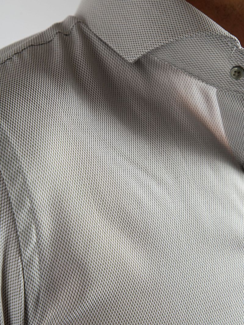 Suitable Hemd Jacquard Luxe Grün - Größe 39 günstig online kaufen