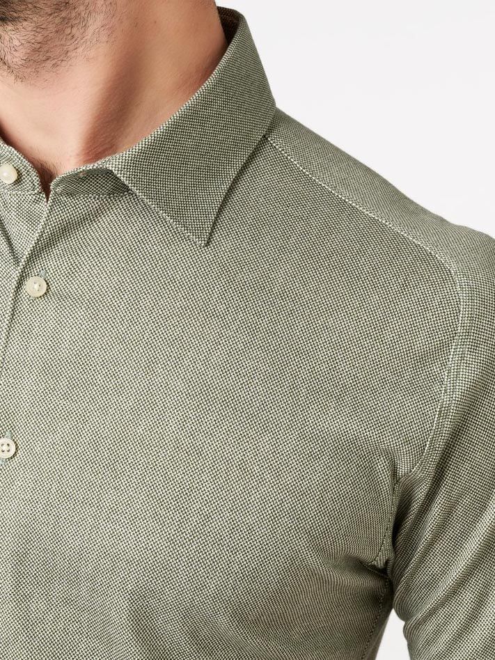 Desoto Short Sleeve Oxford Optics Hemd Lime Grün - Größe L günstig online kaufen