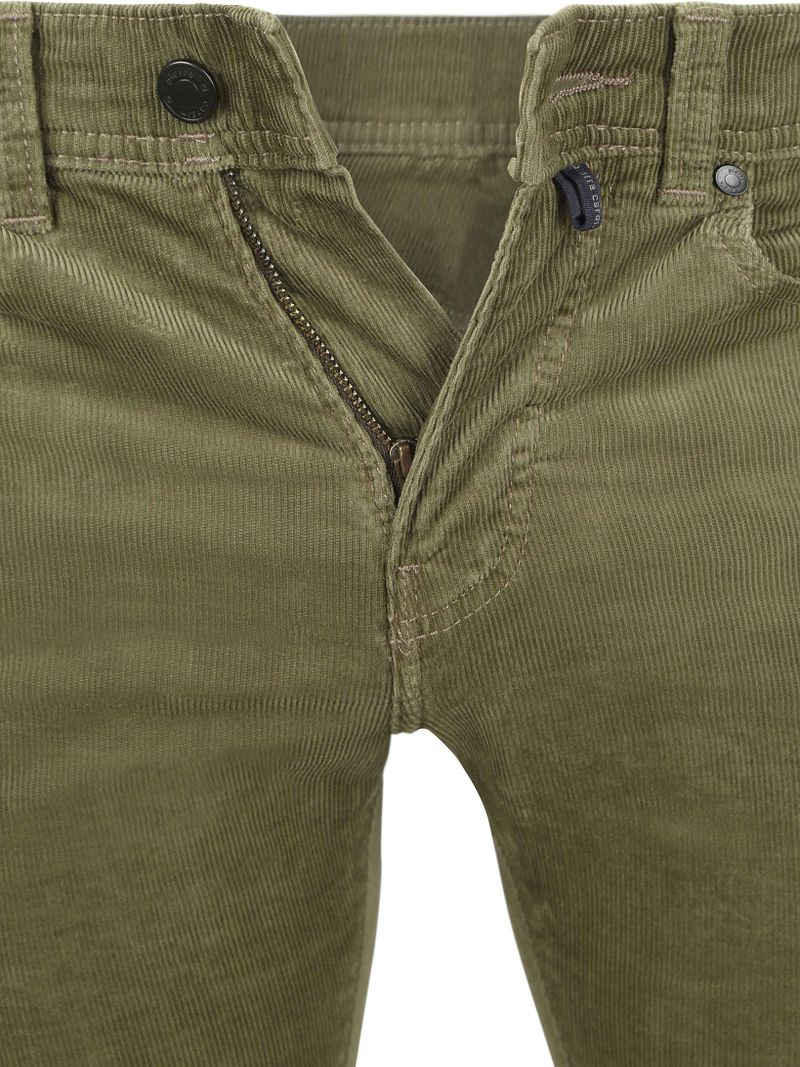 Pierre Cardin Trousers Lyon Corduroy Olive - Größe W 35 - L 34 günstig online kaufen