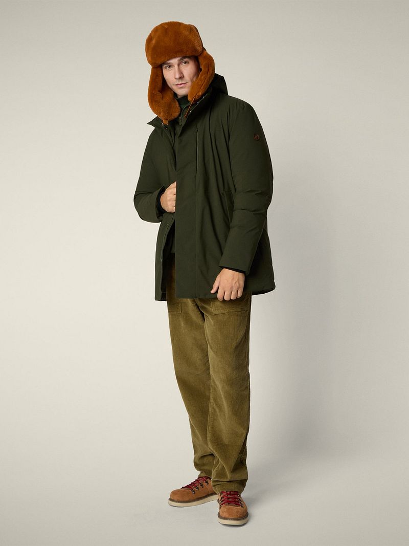 Save The Duck Jas Sesle Hood Olive - Größe XXL günstig online kaufen