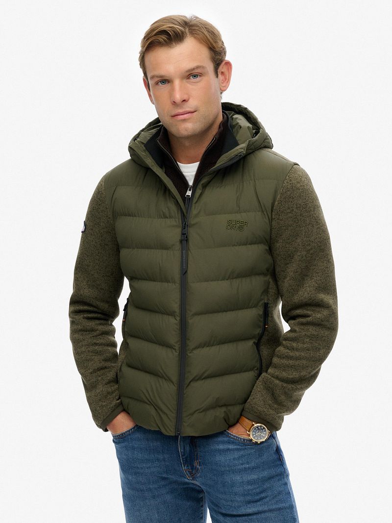 Superdry Hooded Storm Jacke Oliv - Größe XXL günstig online kaufen